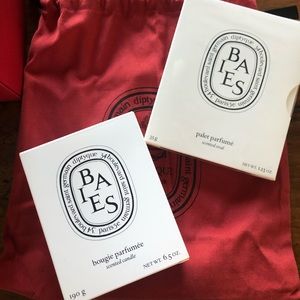 Diptyque Baies 6.5 oz candle and scented oval